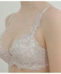 ブラジャー ショーツセット フローラルエンブロ...の詳細画像5