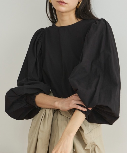 「Libra Cue」 長袖ブラウス FREE ワイン レディース_画像8