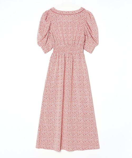 「dazzlin」 半袖ワンピース SMALL レッド レディース_画像2