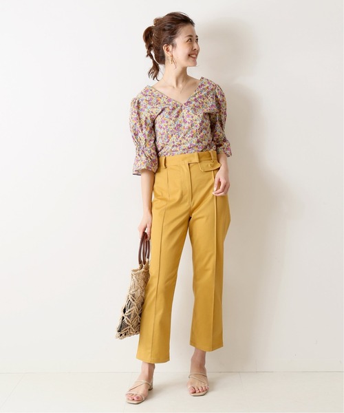 「U by SPICK&SPAN」 半袖ブラウス 36 レッド レディース_画像5