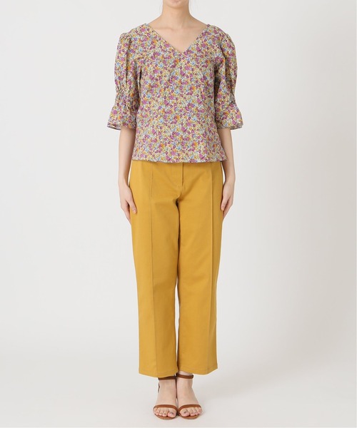 「U by SPICK&SPAN」 半袖ブラウス 36 レッド レディース_画像8