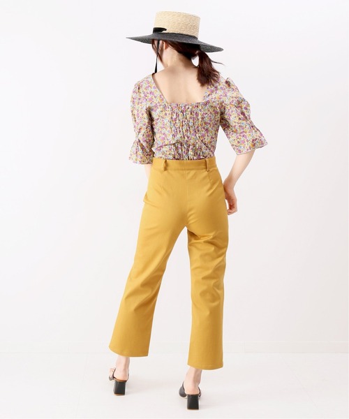 「U by SPICK&SPAN」 半袖ブラウス 36 レッド レディース_画像9