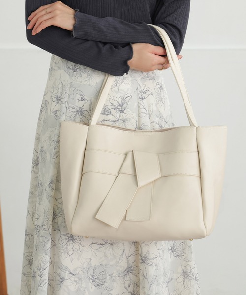 「ALTROSE」 トートバッグ FREE グレイッシュベージュ レディース_画像8