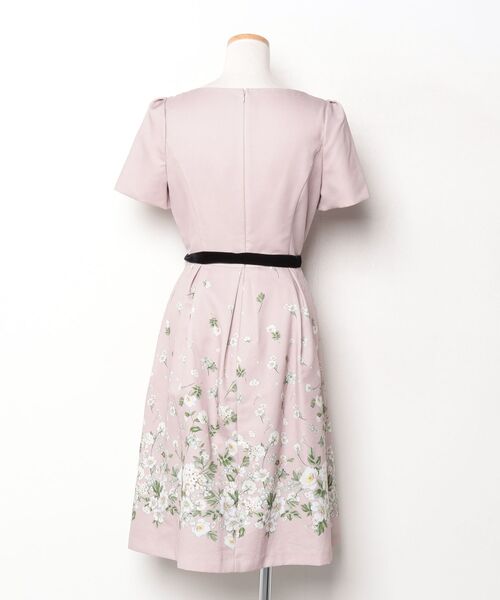 「Debut de Fiore」 半袖ワンピース 38 ピンク レディース_画像2