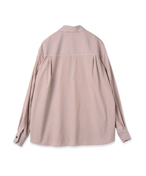 CULLNI（クルニ） シャツ High Count Broad Embroidery Patch Stripe