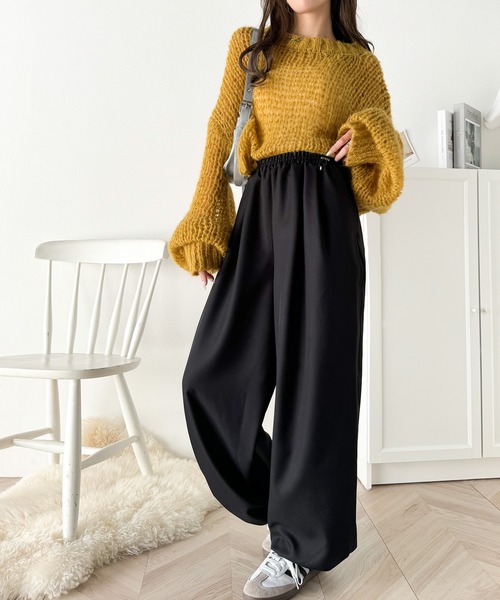 「classicalelf」 パンツ X-LARGE ブラック レディース_画像8