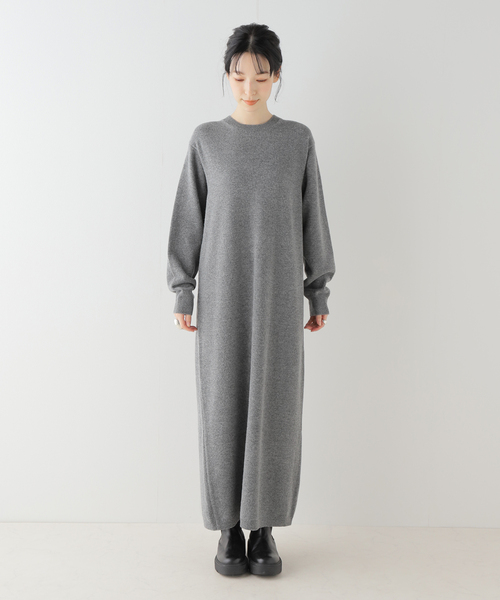 plage（プラージュ） ニットワンピース 36 グレー レディース