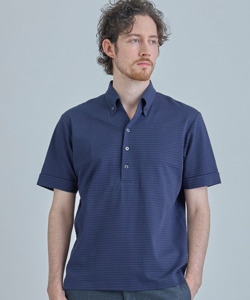 MEN'S BIGI（メンズビギ） ポロシャツ 半袖 「ACTIVE TAILOR」ニット