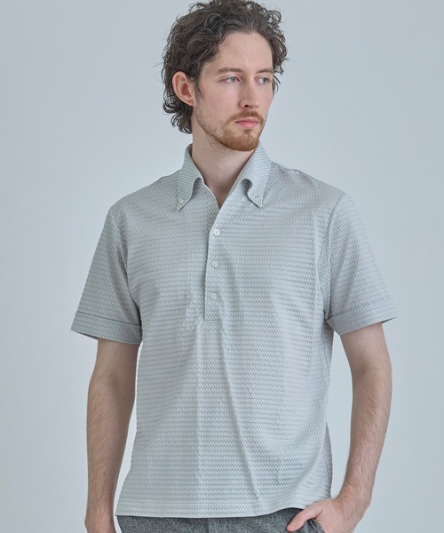 MEN'S BIGI（メンズビギ） ポロシャツ 半袖 「ACTIVE TAILOR」ニット