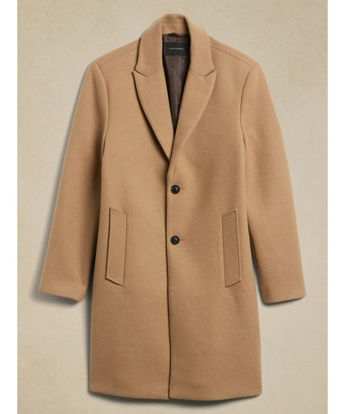 「BANANA REPUBLIC FACTORY STORE」 チェスターコート M チャコールグレー メンズ_画像3