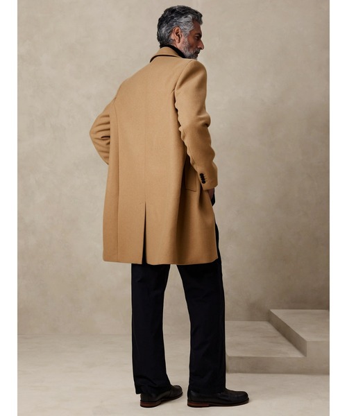 「BANANA REPUBLIC FACTORY STORE」 チェスターコート M チャコールグレー メンズ_画像5