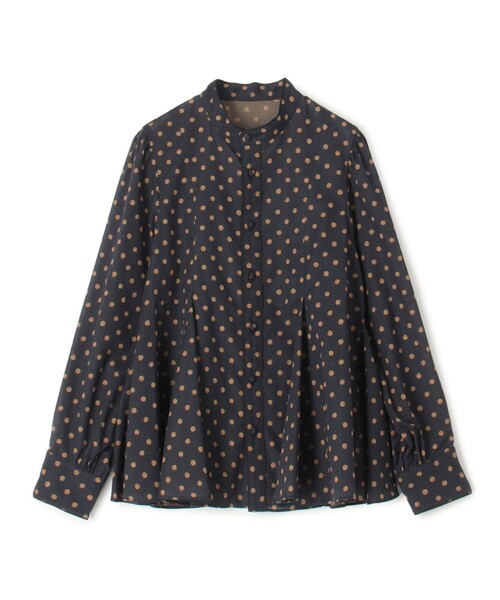 SOULEIADO（ソレイアード） ブラウス シャツ コットンボイルプリント
