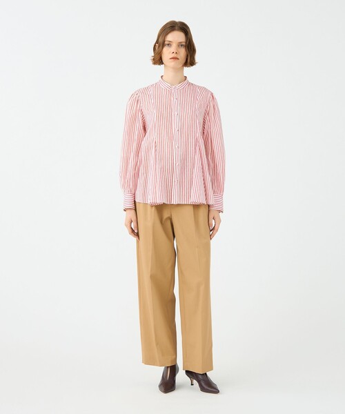 SOULEIADO（ソレイアード） ブラウス シャツ コットンボイルプリント