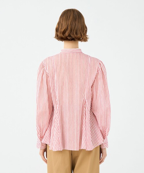 SOULEIADO（ソレイアード） ブラウス シャツ コットンボイルプリント