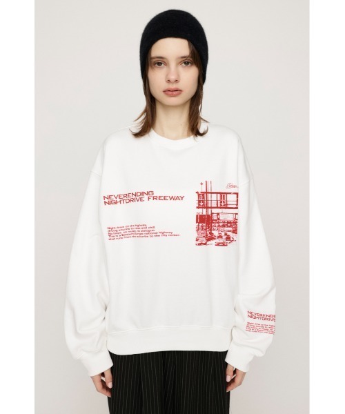 「SLY」 スウェットカットソー FREE ブラウン レディース_画像4