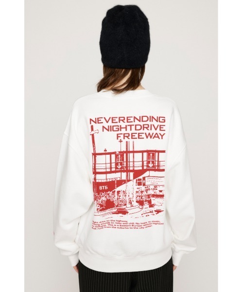 「SLY」 スウェットカットソー FREE ブラウン レディース_画像6