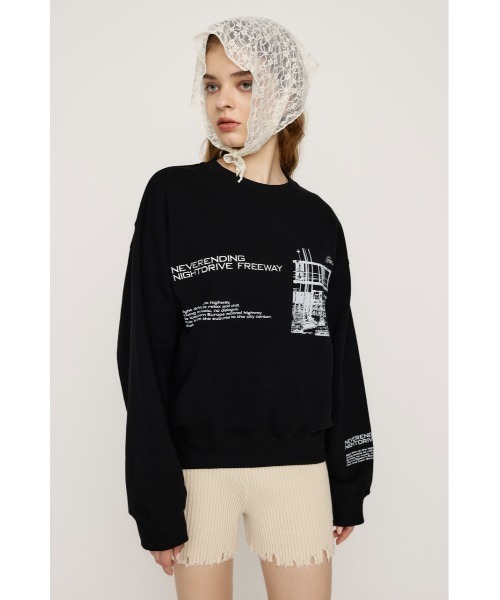 「SLY」 スウェットカットソー FREE ブラウン レディース_画像8