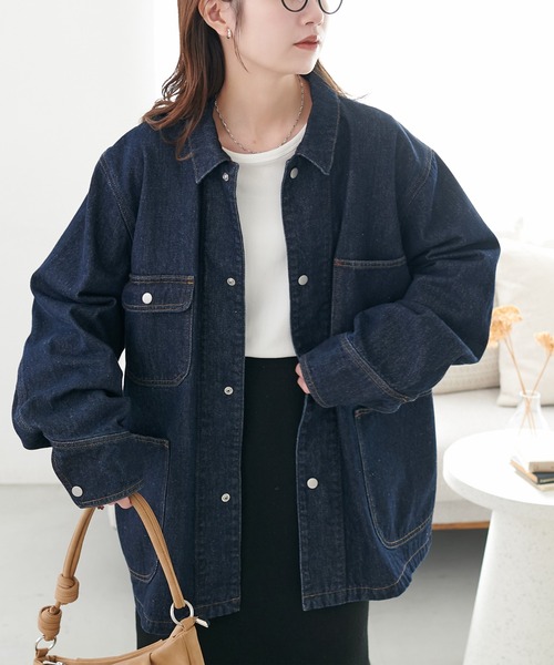 Discoat（ディスコート） デニムジャケット gジャン 「Enlude」デニム