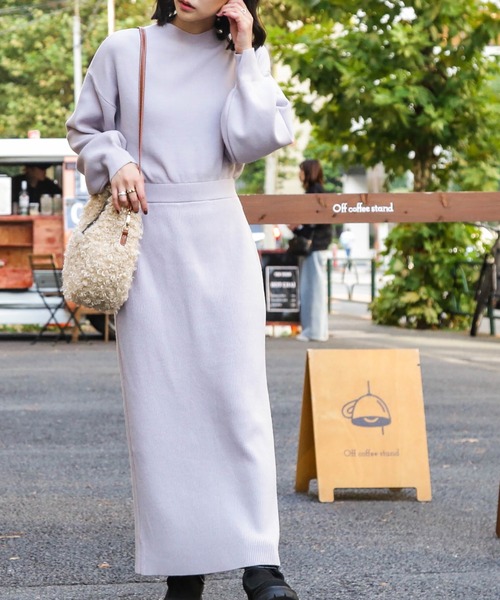 「FREE'S MART」 ニットワンピース SMALL ベージュ レディース_画像2