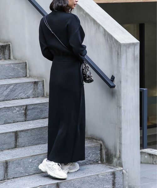 「FREE'S MART」 ニットワンピース SMALL ベージュ レディース_画像9