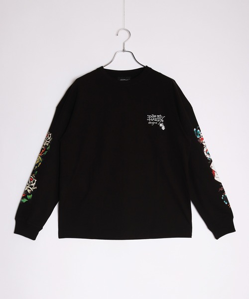 「Ed Hardy」 長袖Tシャツ L ブラック系その他 メンズ_画像8