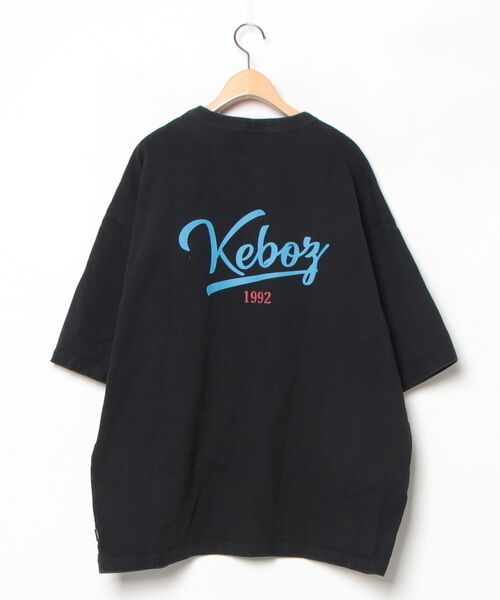 「KEBOZ」 ワンポイント半袖Tシャツ X-LARGE ブラック メンズ_画像2