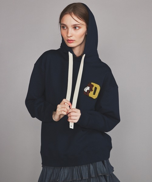 「DOUBLE STANDARD CLOTHING」 プルオーバーパーカー FREE ネイビー レディースの画像