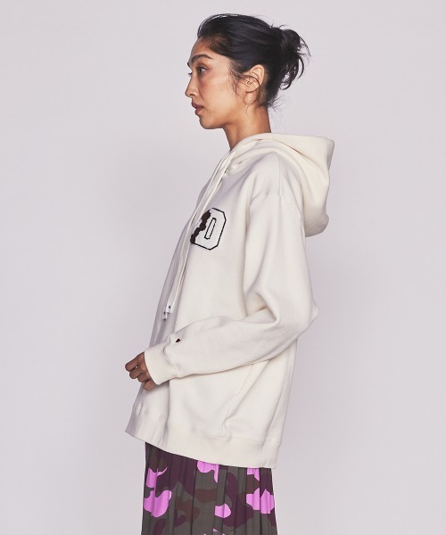 「DOUBLE STANDARD CLOTHING」 プルオーバーパーカー FREE ネイビー レディースの画像
