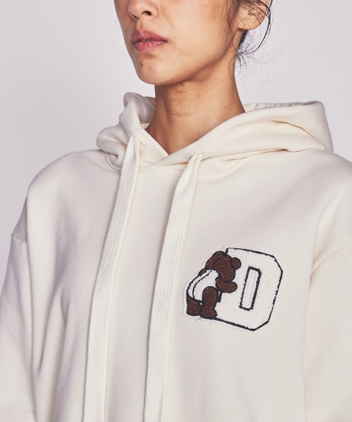 「DOUBLE STANDARD CLOTHING」 プルオーバーパーカー FREE ネイビー レディースの画像