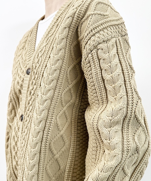 「COMMON WARE」 ニットカーディガン M ブラック レディース_画像4