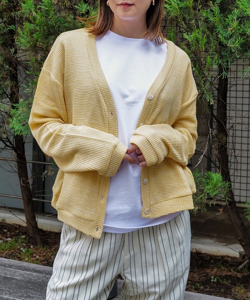 「roial」 カーディガン MEDIUM ベージュ レディース_画像3
