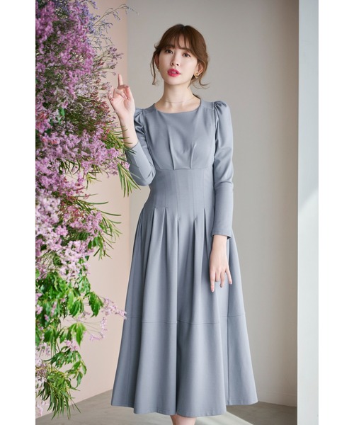 「Her lip to」 長袖ワンピース S ネイビー レディース_画像2