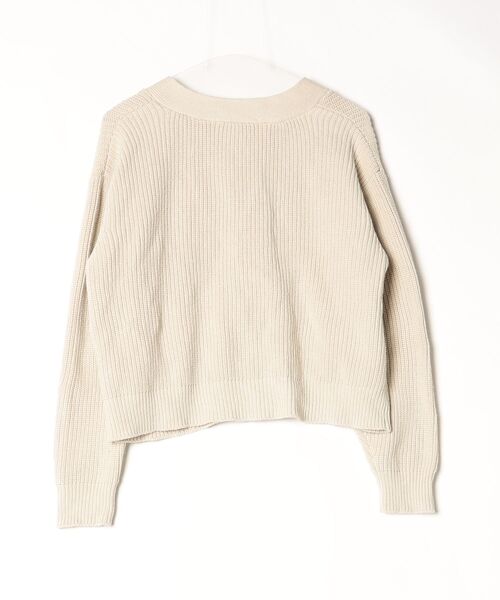 「KBF」 ニットカーディガン ONE ベージュ レディース_画像2