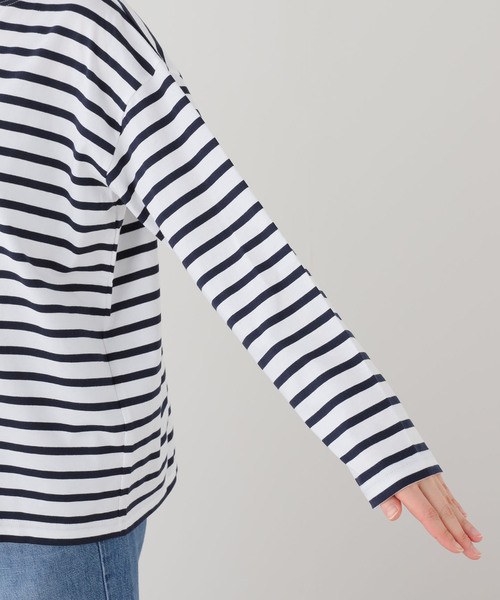 ジャーナルスタンダードラックス ボーダーTシャツネイビー✖️ホワイト JOURNAL STANDARD LUXE（ジャーナルスタンダード ラックス） tシャツ