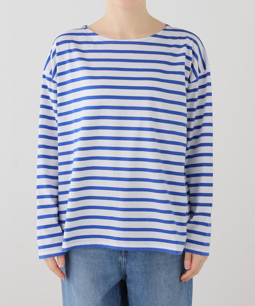 美品 25SS JOURNAL STANDARD luxe ジャーナルスタンダード ラックス バスクジャージー バルーンTシャツ ホワイト レディース 古着 中古 USED JOURNAL STANDARD LUXE（ジャーナルスタンダード ラックス） tシャツ