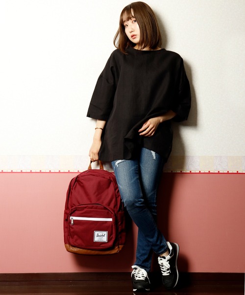 「Herschel Supply」 リュック FREE ワイン メンズ_画像2