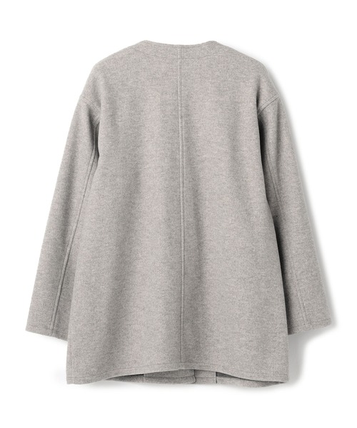 「LE SOUK HOLIDAY」 ノーカラージャケット M ネイビー レディース_画像6