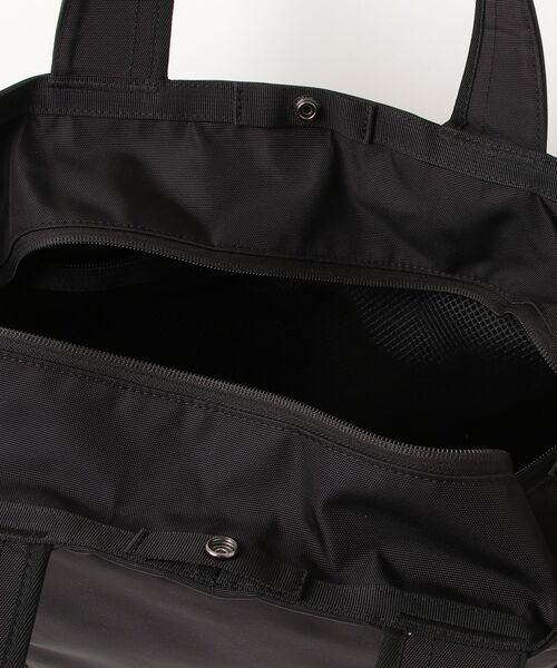 「BRIEFING」 SW WIDE TOTE WR トートバッグ - ブラック メンズの画像