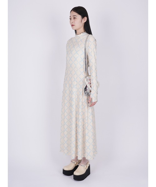 「PAMEO POSE」 長袖ワンピース SMALL レッド レディースの画像