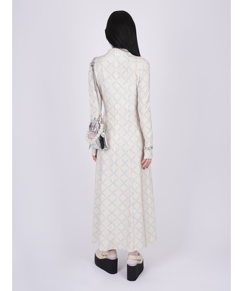 「PAMEO POSE」 長袖ワンピース SMALL レッド レディースの画像