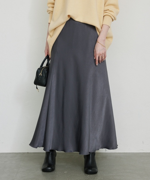 「SLOBE IENA」 ロングスカート 36 ブラック レディースの画像