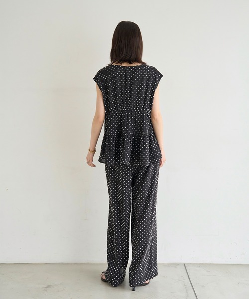meilmada パンツ ドビードットイージーパンツ レディース : ZOZOTOWN