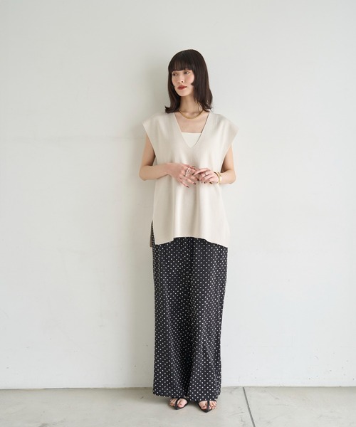 meilmada パンツ ドビードットイージーパンツ レディース : ZOZOTOWN