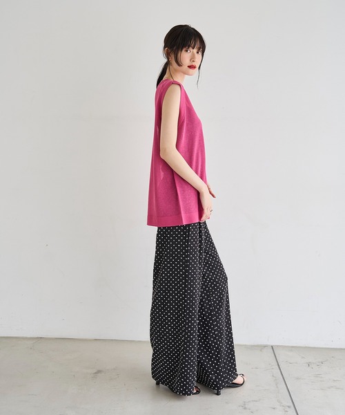 meilmada パンツ ドビードットイージーパンツ レディース : ZOZOTOWN