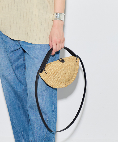 ショルダーバッグ バッグ 「INES BRESSAND」SMALL WALNUT：ショルダーバッグ レディースの画像