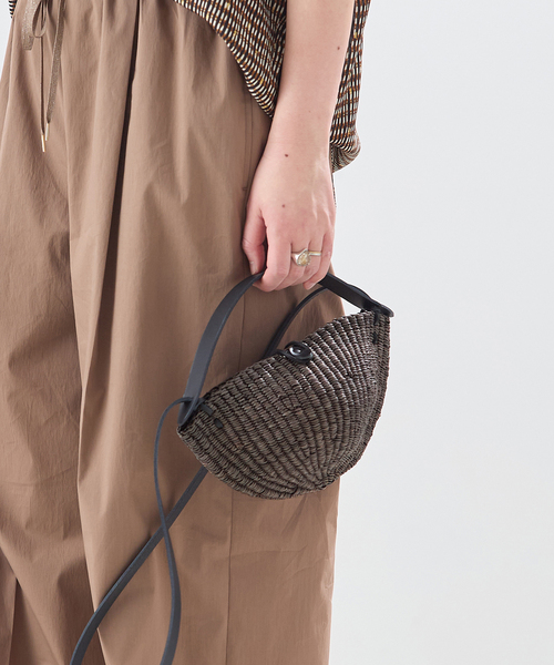 ショルダーバッグ バッグ 「INES BRESSAND」SMALL WALNUT：ショルダーバッグ レディースの画像