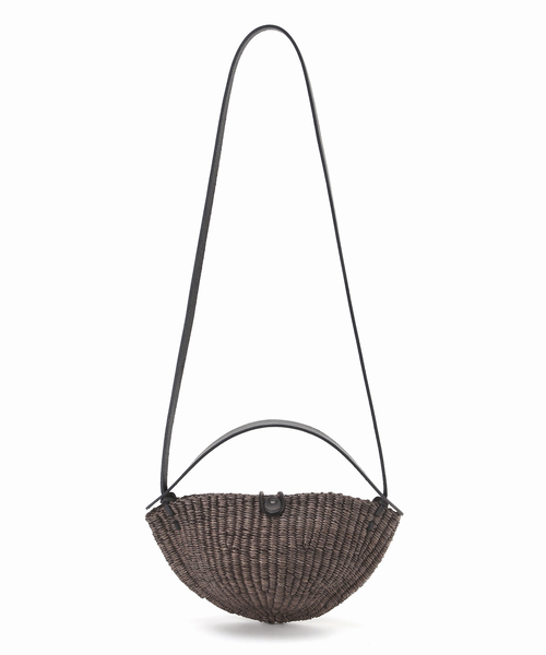 ショルダーバッグ バッグ 「INES BRESSAND」SMALL WALNUT：ショルダーバッグ レディースの画像