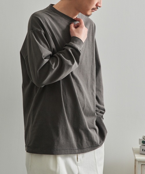 大人気！ラスト1点！Maxロゴ　厚手ロングTシャツ　値下げ不可 LIFEMAX（ライフマックス） tシャツ 「LIFEMAX」6.5oz ピグメントダイ