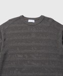 tシャツ シアーボーダーニットTEE メンズの詳細画像2