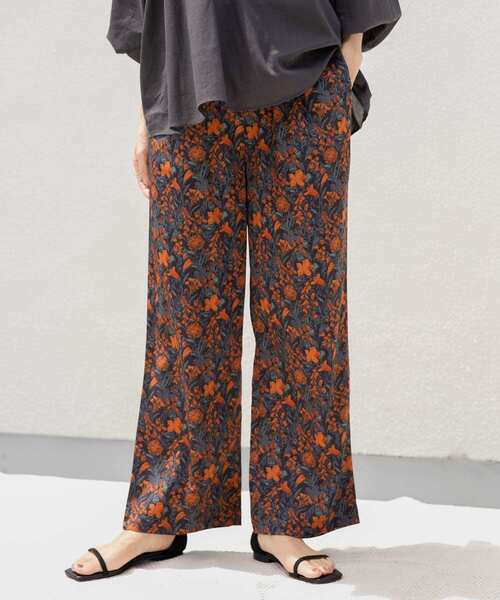 「URBAN RESEARCH DOORS」 イージーパンツ MEDIUM ネイビー レディース_画像5